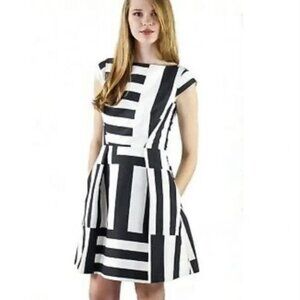 Kate Spade Multi Stripe Back Bow Dress